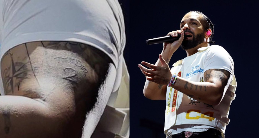 兄弟的背叛？Drake 被抓包將好友詹皇刺青改成 SGA！